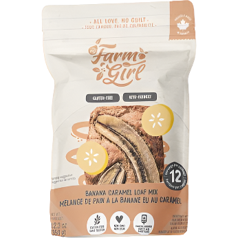 Farm Girl - Mélange à pain et gâteau au caramel et aux bananes - 350g