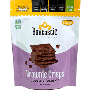 Natural Heaven - Bantastic Brownie Thin Crisps Snack - Double Chocolate - 90g