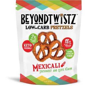 BeyondTwistz - Low Carb Pretzels - Mexicali - 8 oz Bag
