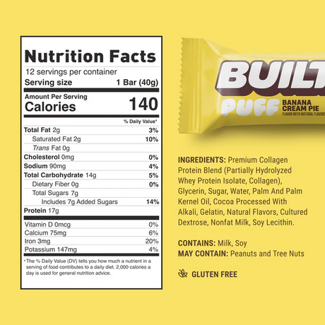 Built Bar - Protein Puff - Banana Cream Pie - 41g