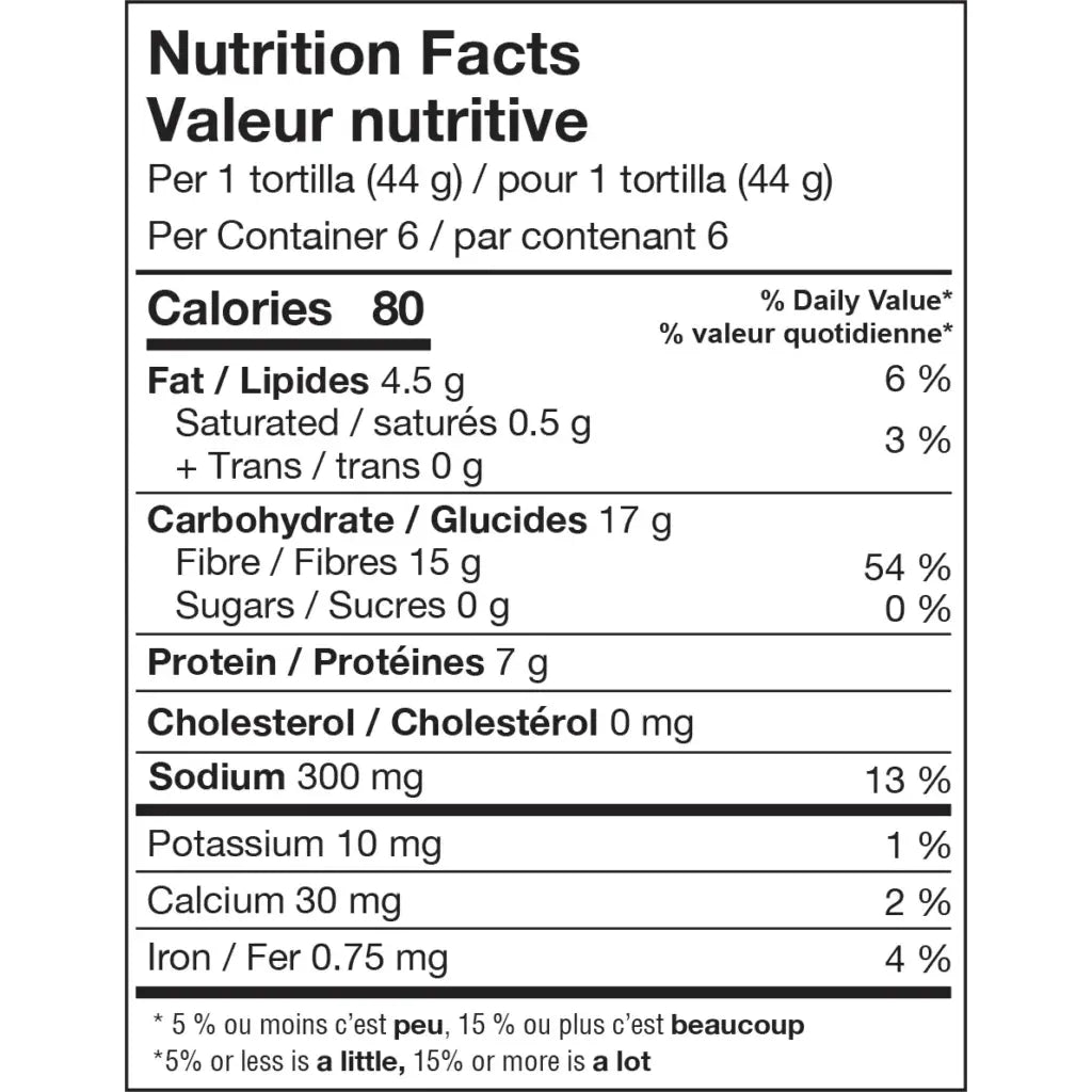Carbonaut - Tortillas originales à faible teneur en glucides - 264 g
