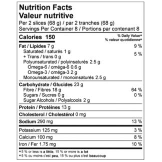 Carbonaut - Low Carb Bread - U.F.Oat - 544 g