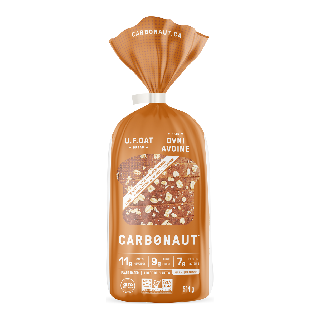 Carbonaut - Low Carb Bread - U.F.Oat - 544 g