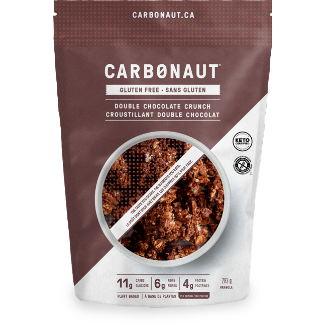 Carbonaut - Granola sans gluten - Double croquant au chocolat - 283g