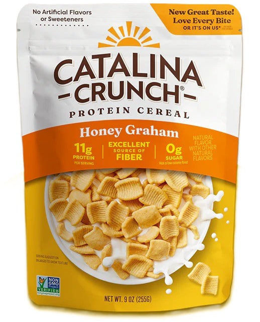 Catalina Crunch - Keto Friendly Cereal - Honey Graham - 255g