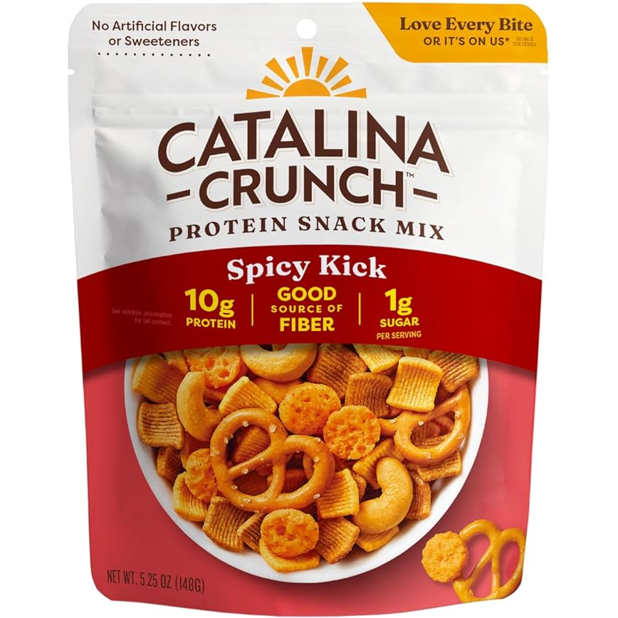 Catalina Crunch - Mélange de collations Keto Crunch Mix - Coup de pied épicé -6 oz 