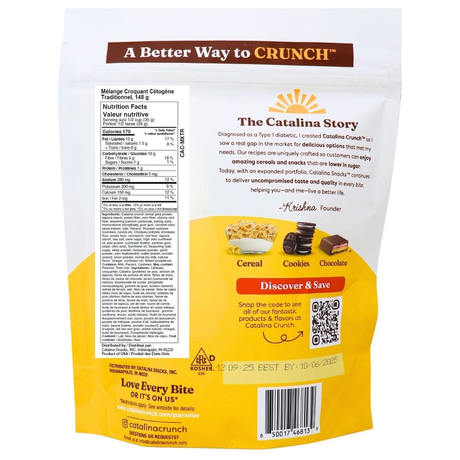 Catalina Crunch - Keto Crunch Mix Snack Mix - Traditional - 6 oz