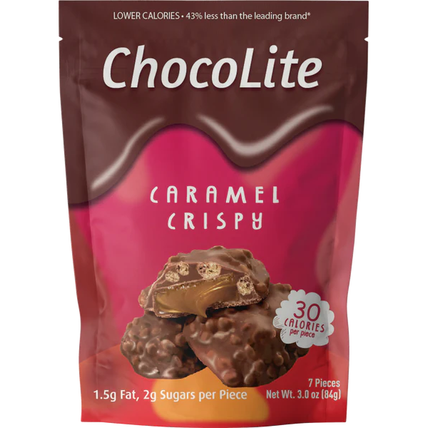 HealthSmart - ChocoLite - Caramel Crispy (7 Pieces Pouch) - 84g
