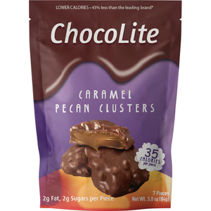 HealthSmart - ChocoLite - Caramel Pecan Clusters (7 Pieces Pouch) - 84g