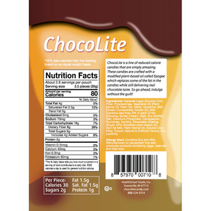 HealthSmart - ChocoLite - Chocolate Covered Caramels (7 Pieces Pouch) - 84g