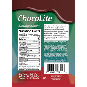 HealthSmart - ChocoLite - Peanut Carmel Nougat (7 Pieces Pouch) - 84g