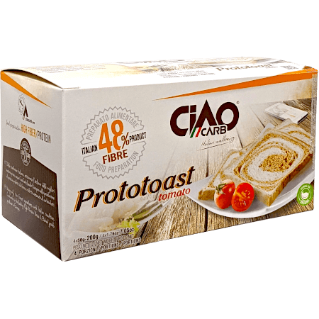 Ciao Carb - Proto Toast - Tomate - 4 x 50g