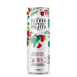 Clever Mocktails - Non-Alcoholic Sugar Free Raspberry Mojito - 355ml