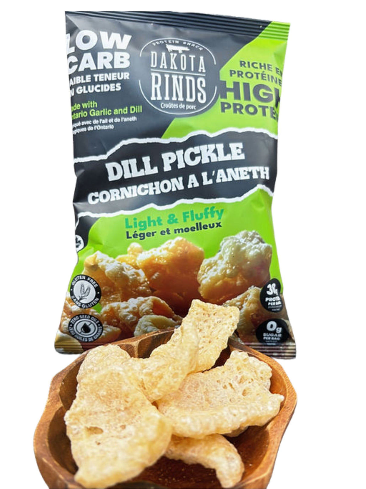 Dakota - Low Carb Pork Rinds - Dill Pickle - 50g