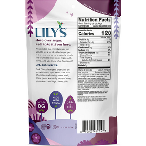 *(Best Before 26 Oct, 23) Lily's - Candy Coated Pieces - Dark Chocolate - 99 g