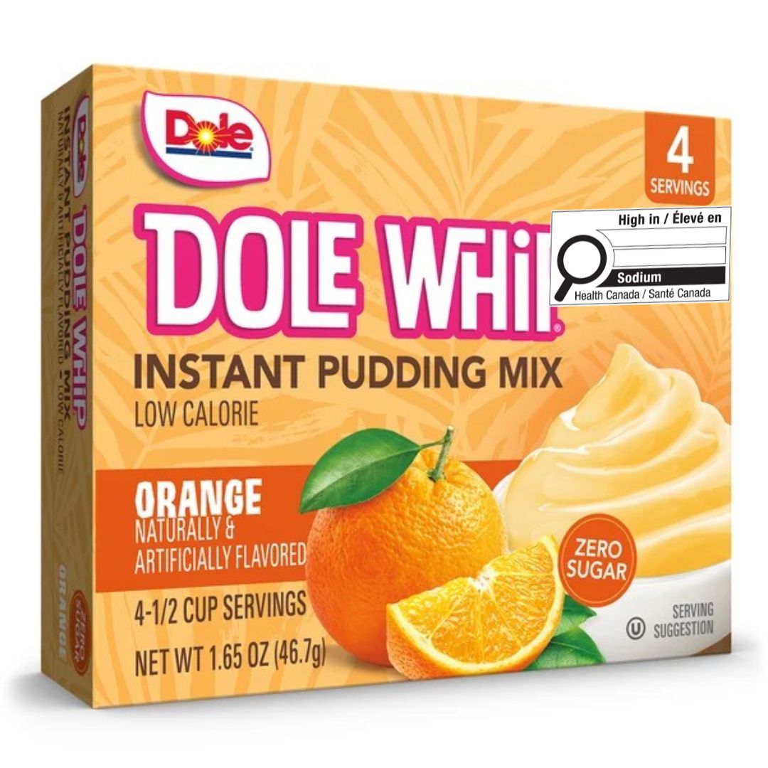 Dole Whip Zero Sugar Instant Pudding Mix - Orange - 46.7g