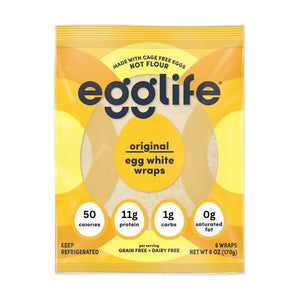 Egglife - Egg White Wraps - Original - 170g (Ship to GTA and surrounding address only)