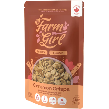 Farm Girl - Keto Cereals - Cinnamon Crisps - 280g
