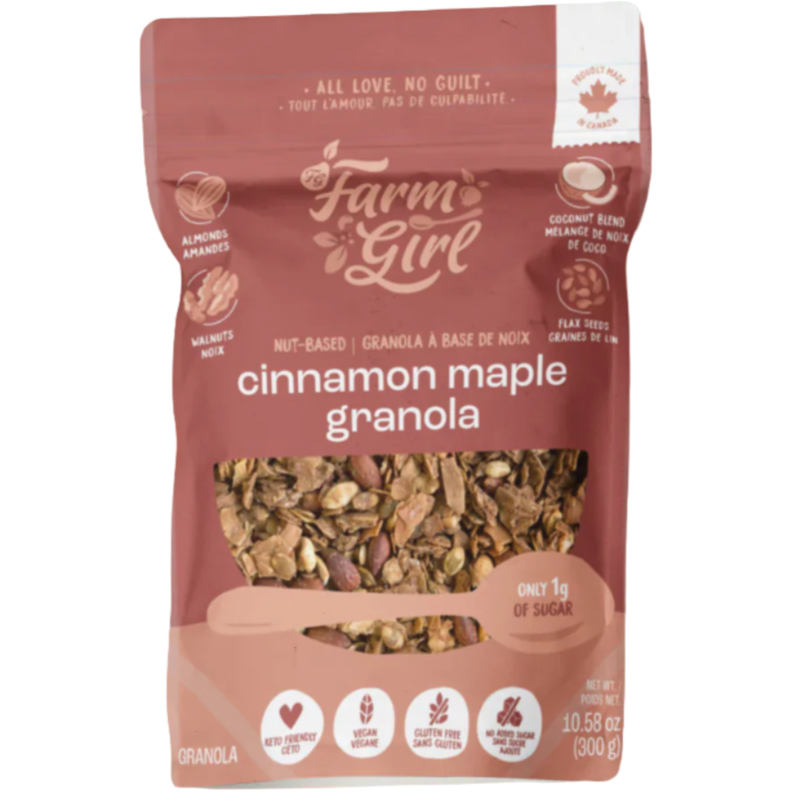 Farm Girl - Nut Based Granola - Cinnamon Maple - 300 g