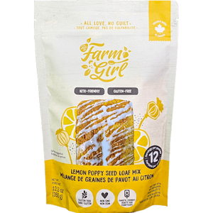 Farm Girl - Mélange à pâtisserie Keto sans gluten - Graines de pavot au citron - 12.3 oz.