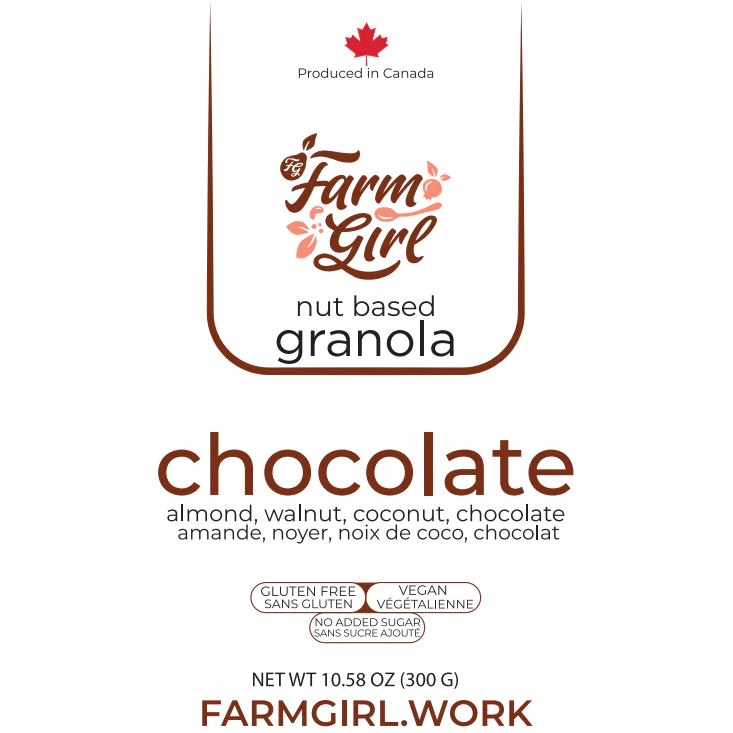 Farm Girl - Céréales à base de noix - Chocolat - 300 g