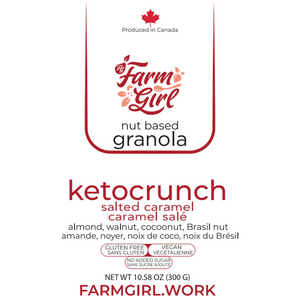 Farm Girl - Nut Based Cereals -  Ketocrunch Salted caramel - 300 g