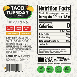 Flavorgod - Zero Carb Seasoning - Taco Tuesday