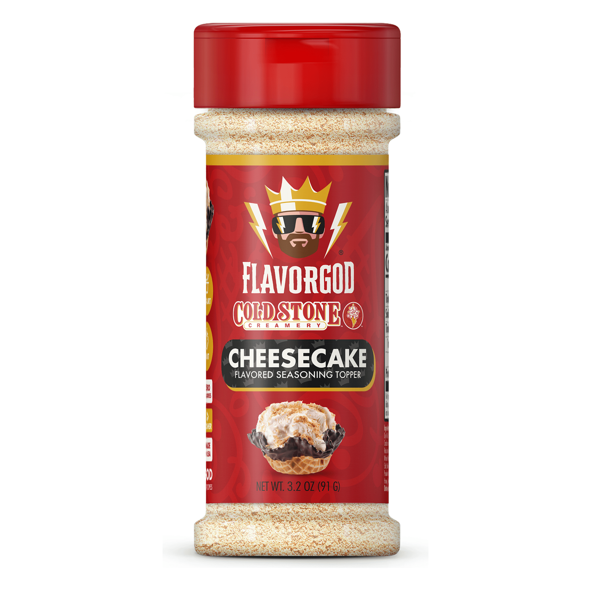 Flavorgod - Zero Calories Topper - Cold Stone Cheesecake