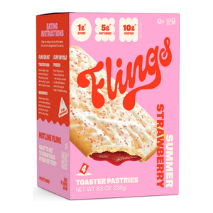 Flings - Toaster Pastries - Summer Strawberry - 4 Pastries