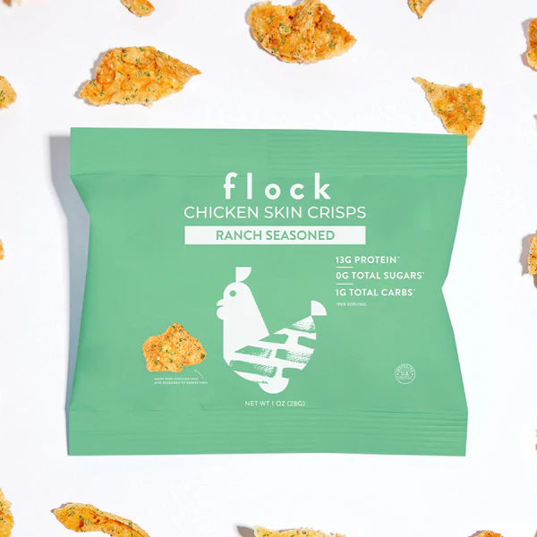 Flock - Chicken Chips - Ranch - 28g