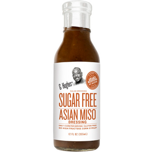 G Hughes Salad Dressing - Sugar Free Asian Miso - 12 oz