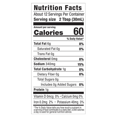 G Hughes Salad Dressing - Sugar Free Asian Miso - 12 oz