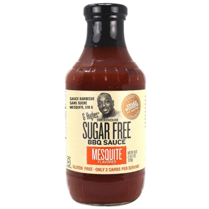 G Hughes Smokehouse - Sauce barbecue sans sucre - Mesquite - 18 oz.