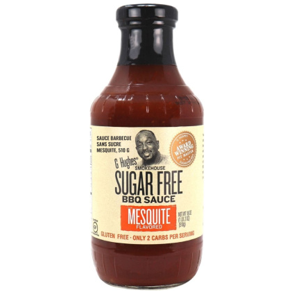 G Hughes Smokehouse - Sugar Free BBQ Sauce - Mesquite - 18 oz.