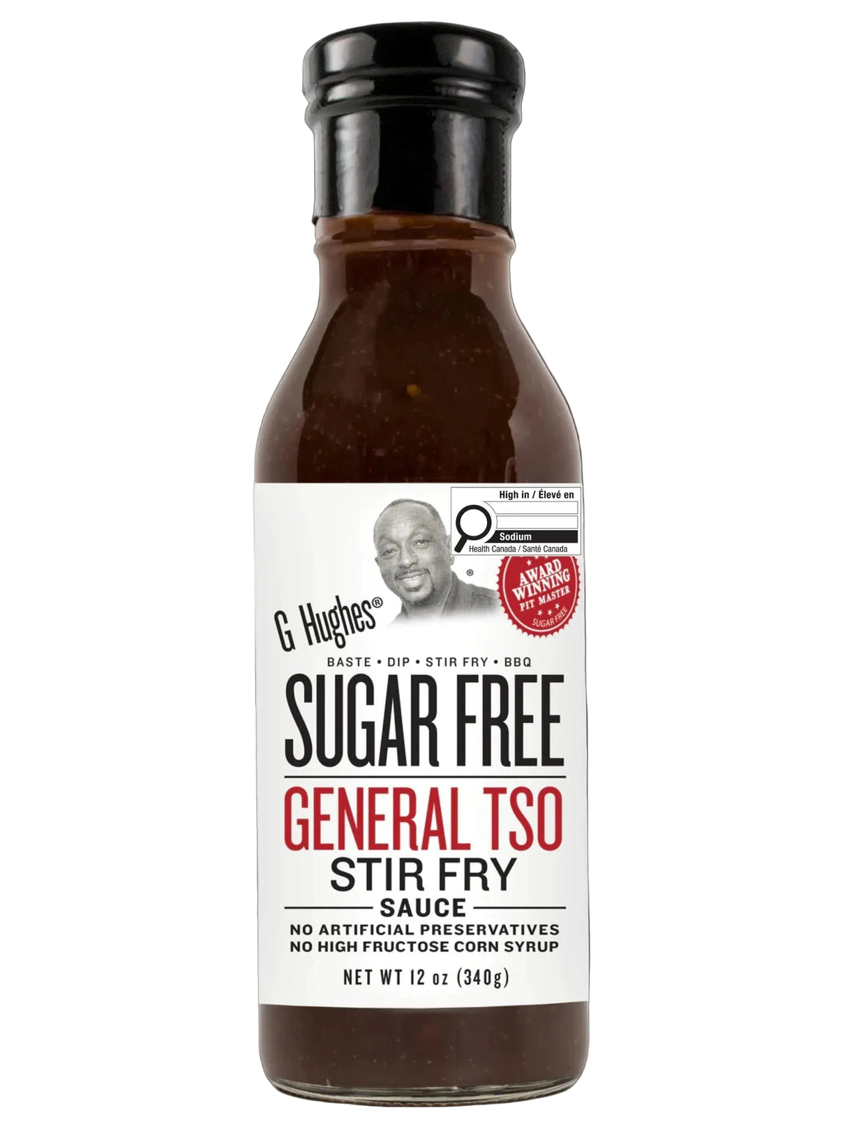 G Hughes Trempette - Sauce pour sauté General Tso sans sucre - 12 oz.