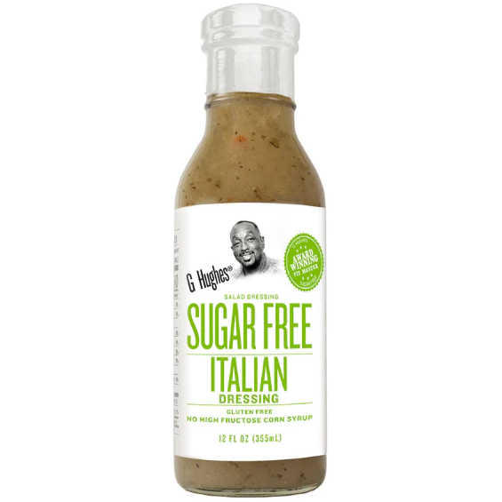 G Hughes Salad Dressing - Sugar Free Italian - 12 oz