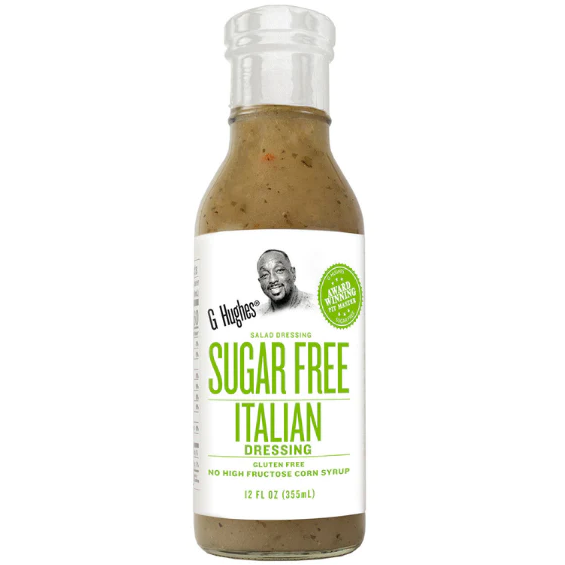 G Hughes Salad Dressing - Sugar Free Italian - 12 oz