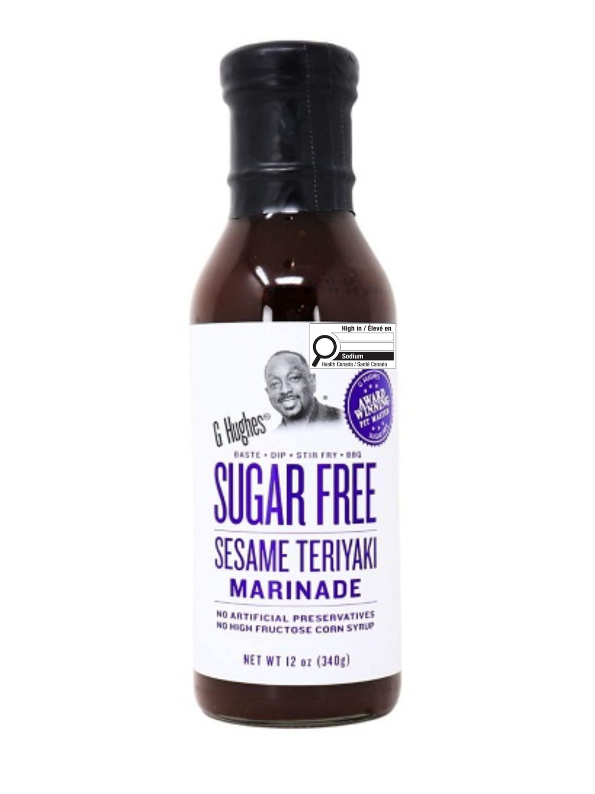 G Hughes Marinade - Sugar Free Sesame Teriyaki - 12 oz.