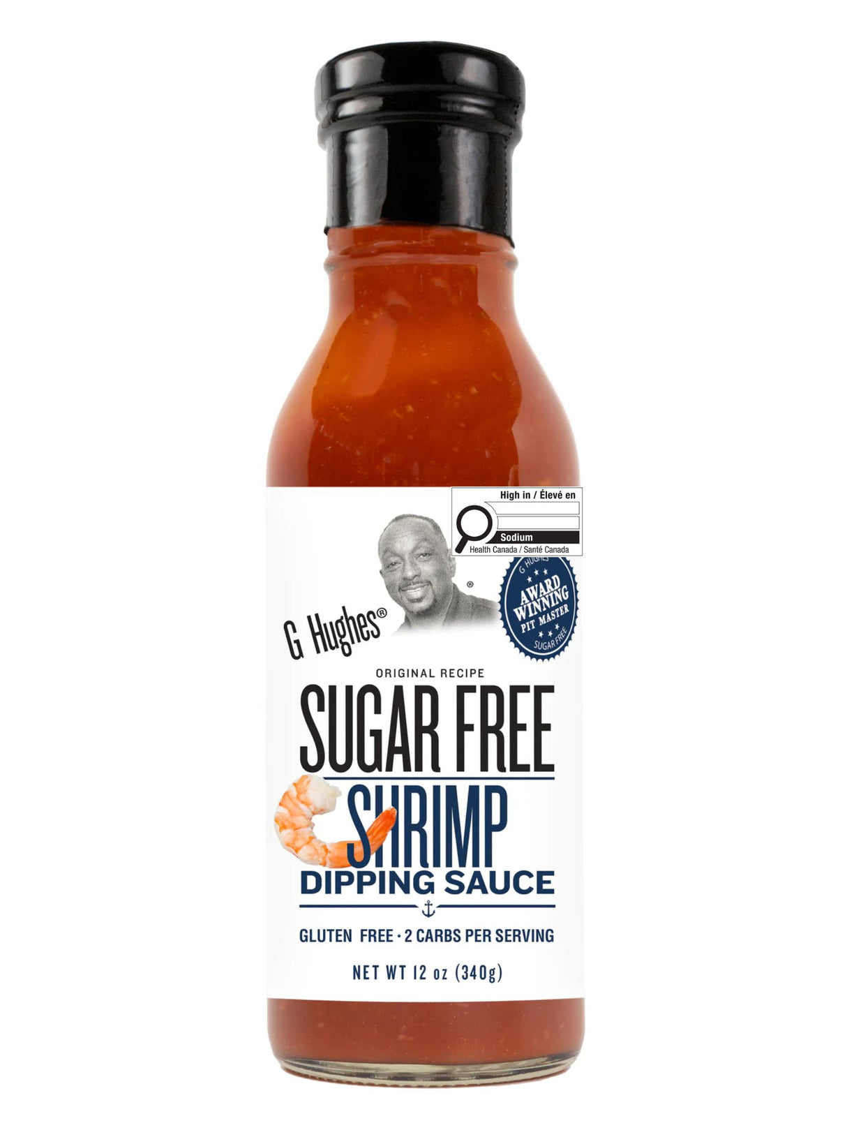 G Hughes Trempette - Trempette aux crevettes sans sucre - 12 oz.