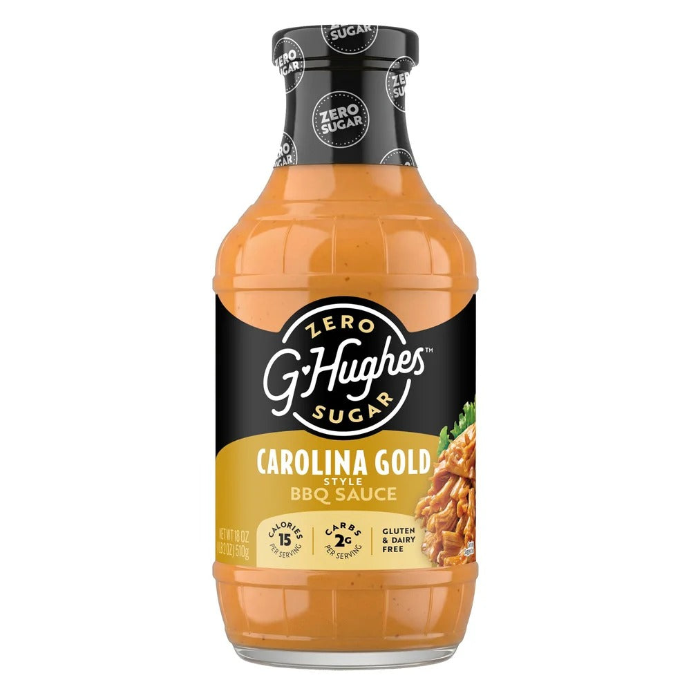 G Hughes Smokehouse - Sugar Free BBQ Sauce - Carolina Gold - 18 oz.