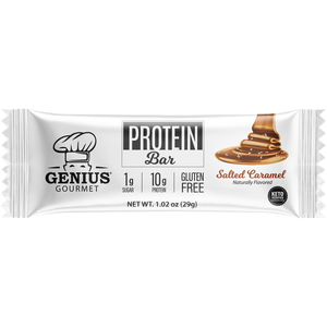 Genius Gourmet - Keto Bar - Caramel Salé - 1 Barre