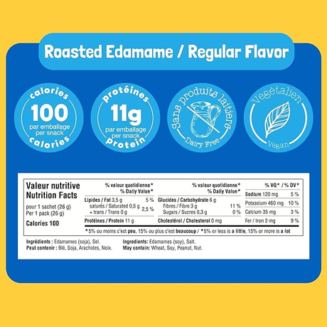 Go Nutrition - GoBeanz Crunchy Roasted Edamame - Lightly Salted - 26g