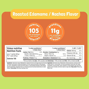 Go Nutrition - GoBeanz Crunchy Roasted Edamame - Nacho - 26g