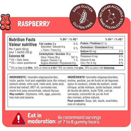 Go Nutrition - Go Gummy -  Raspberry - 50g