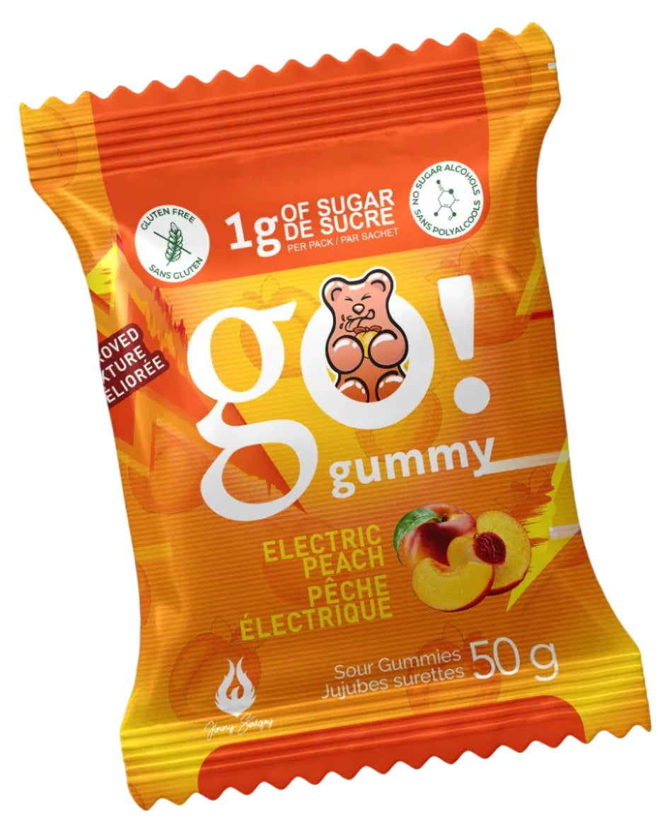 Go Nutrition - Go Gummy -  Peach - 50g