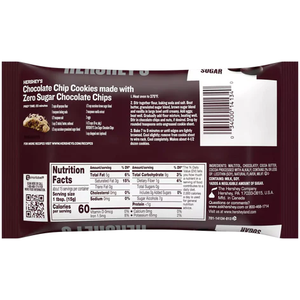 Hershey's - Zero Sugar - Chocolate Chips - 8 oz