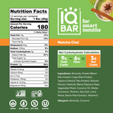 IQBAR - Vegan and Keto Protein Bars - Matcha Chai - 45g