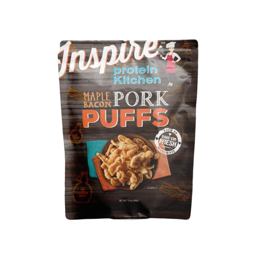 Inspire Protein Kitchen - Pork Puffs - Maple - 24 Servings