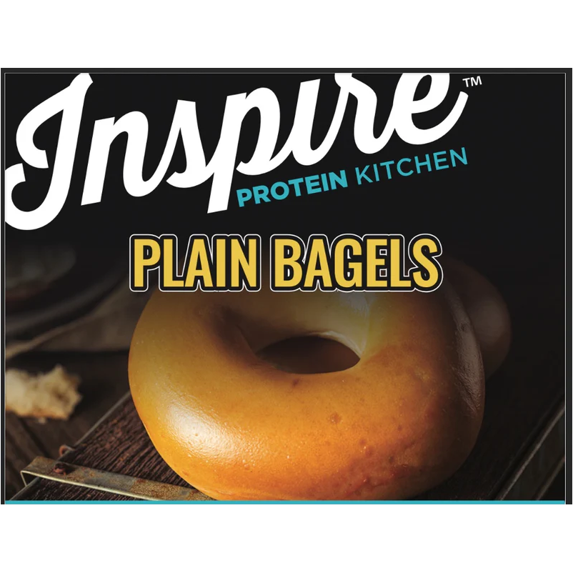 Inspire Protein Kitchen - Plain Bagels - 284g