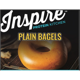 Inspire Protein Kitchen - Plain Bagels - 284g
